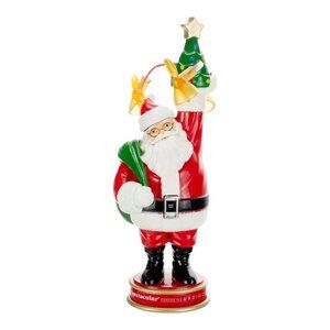 Santa Claus Red & White Spinning Christmas Doll Radio City Rockettes